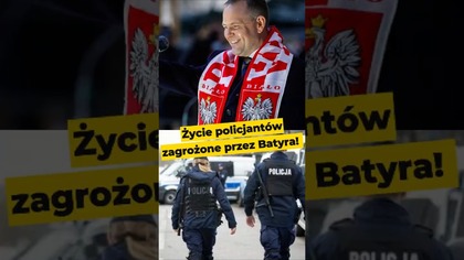 Życie policjantów zagrożone przez Batyra! #Batyr #Nawrocki #JasnaGóra #kibole #Dragon #policja