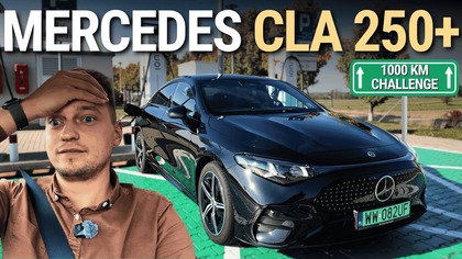 PRZEJECHAŁEM 1000 KM NOWYM MERCEDESEM CLA 250+ EQ  ALE ŁADOWANIE!