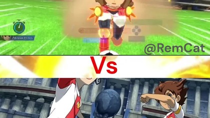 Inazuma Eleven Victory Road VS Anime Fire Tornado TC #shorts