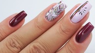 Autumn nails / leaves art / Charbonne
#autumnnails
