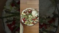 Warzywna tarta ze szparagami #shorts