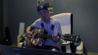 Halo - (beyonce Guitar Cover) Ft.  My Cat xd in the background