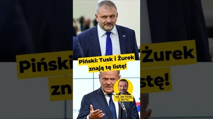Piński: Tusk i Żurek znają tę listę! #polityka #prokuratura #CBA #Pegasus #PiS #KO #Konfederacja