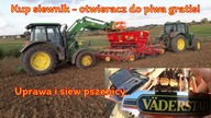 Massey Ferguson, John Deere & Vaderstad zakładanie poletek pszenicy KWS/ Kula