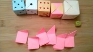 Origami modułowe - sześcian - cube