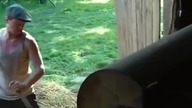 Kombajn Bizon i ciągniki w Pokłosiu Władysława Pasikowskiego #shorts