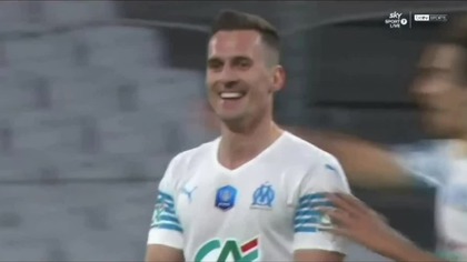 Arkadiusz Milik trafił w Pucharze Francji (2022)