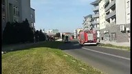 Nieszczęśliwy wypadek w pracy.  Mężczyzna spadł z wysokości