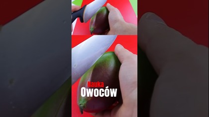 Krojenie owoców dla dzieci - Mango