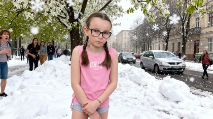 CZY W MAJU SPADNIE ŚNIEG? Dziwna opowieść taty.  Daily Vlog 15 maja 2026 #fikimikiagatkiimoniki