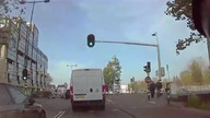 Drogowy cwaniak w audi