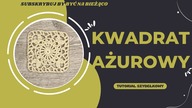 JAK ZROBIĆ AŻUROWY KWADRAT NA SZYDEŁK #435