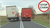 Na czołówkę z osobówką - niebezpieczne wyprzedzanie ciężarówek #942 Wasze Filmy