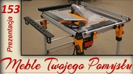 Triton TWX7 Workcentre i moduł pilarki stołowej CS001 - uniwersalny stół do obróbki drewna
