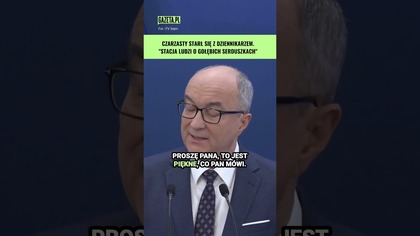 Spięcie Czarzastego z dziennikarzem wPolsce24! #shorts