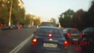 Skuterzysta dostał w mordę!