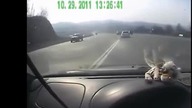 Kolejny drogowy farciarz