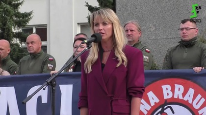 Justyna KRASOWICZ: Przemówienie - start 2. Marszu Stop Masowej Imigracji - Warszawa 24.8.2025
