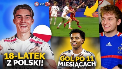 18-letni Potulski STRZELIŁ GOLA Bayernowi i FAULOWAŁ Kanea! Rodrygo URATOWAŁ Real Madryt!