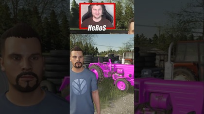 TEN CIĄGNIK IDEALNIE PASUJE DO SĄSIADA  #farming