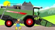 Construction Tractors | Fairy Tale for Kids - Formation and uses | Tractors animation for kids