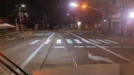 20220612 .  Pierwsze jazdy po otwarciu części tramwajowej odcinka od skrzyżowania ul.  Armii Kraj...