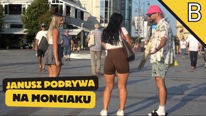 JANUSZ PODRYWA NA MONCIAKU W SOPOCIE