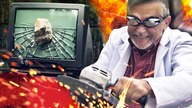 Wściekły DZIADEK rozwala TELEWIZOR! - HASZTAGI