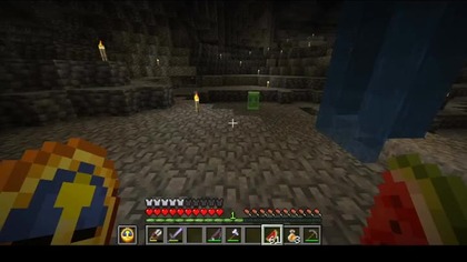 I havent seen him for a long time #game #minecraft #gaming #Slime #cave #Cute