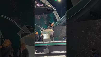 Tak wyglądała próba Dody przed występem na sylwestrze #shorts #plotek #showbiz