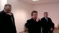Sławomir Zakrzewski przemawia z okazji 55 rocznicy założenia Ligi narodowo demokratycznej