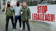 Protest dilerów i gangsterów pod Sejmem przeciw legalizacji marihuany!