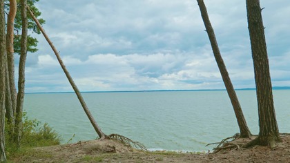 10 Hours of Calming Bay Sounds for Deep Sleep ¦ Wind, Waves & Overcast Sky 