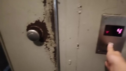 Winda ZUD mod.  Ollift w okratowanym szybie - Basztowa 5 kl.  chyba 2, Kraków