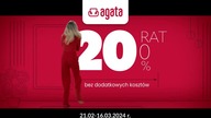 Agata - Wielka promocja: 20 rat 0% do -40% na tysiące produktów tylko do 16 marca