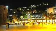 Budva Czarnogóra Montenegro - Stare Miasto nocą.
