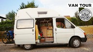 TANI KAMPER NA ZIMĘ -25C  Ford Transit 1987  VAN TOUR