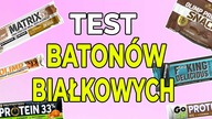 TEST BATONÓW BIAŁKOWYCH.  [11 fit batonów]