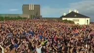 Powitanie reprezentacji Islandii po Euro 2016