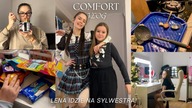 Lena idzie na sylwestra!, unboxing paczki słodyczy za 200 zł! | DZIEŃ Z SIOSTRAMI| COMFORT VLOG
