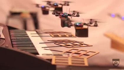 Latające roboty i muzyka z Jamesa Bonda