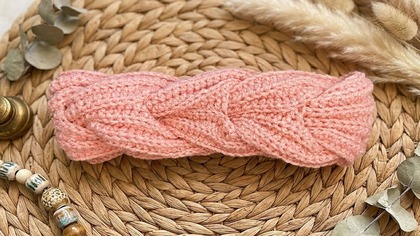 Najpiękniejsza Opaska Na Szydełku Piękny Ścieg Boho #684