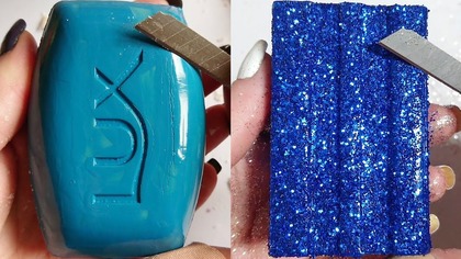 Soap Carving ASMR Relaxing Sounds no talking Satisfying ASMR Video #soapcarving #soapcuttingvideo