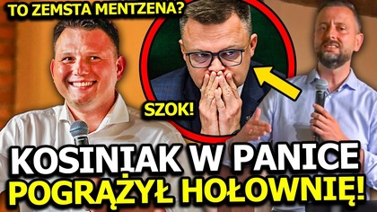 NAGŁY ZWROT AKCJI! PO PYTANIU MENTZENA KOSINIAK-KAMYSZ POGRĄŻYŁ HOŁOWNIĘ! BĘDZIE PŁACZ MARSZAŁKA?