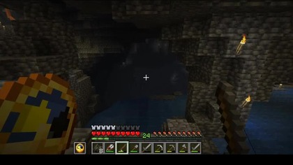Fishing in a cave #minecraft #game #bruh #games #Short #Shorts