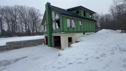 Installing Windows and Doors on a House Addition - House Build #20 (2160p 30fps AV1-128kbit AAC)