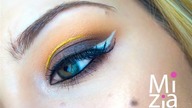Tutorial Złoto dla Zuchwałych | Brązowe Smoky Eyes z Bielą i Fioletem na Wiosnę ;) | Mizia