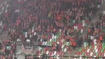 KIBICE ZAGŁĘBIA LUBIN PRZED DERBAMI DOLNEGO ŚLĄSKA  #shorts #pilkanozna #zagłębielubin #football