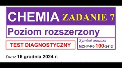 Grudzień próbny CHEMIA CKE 2024 | Zadanie 7 | Do cylindrycznego reaktora z ruchomym tłokiem...