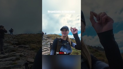 Niespodzianka na Kasprowym  całość na kanale #podróże #góry #shorts